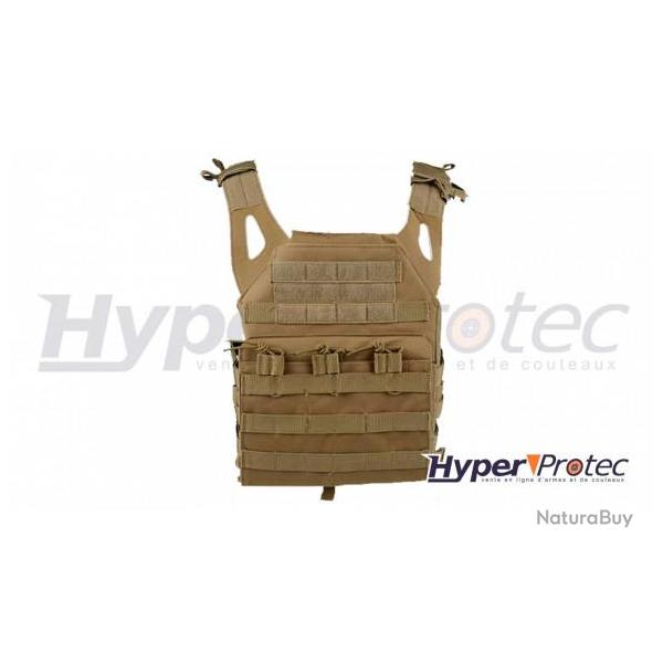 Gilet tactique type JPC Coyote - Coyote