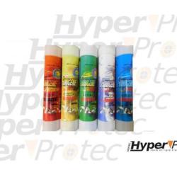 Tube Fumig&egrave;ne &agrave; frottoir coloris au choix 1 minute - Jaune