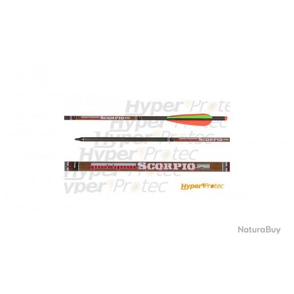 Fl�che Maximal Scorpio en carbone pour arbal�te - 20" FLAT NOCK