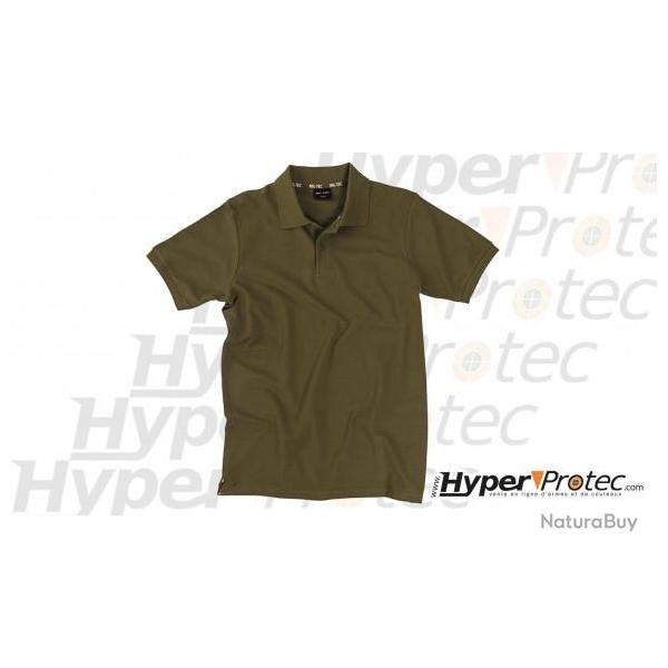 Polo Miltec Pikee en couleur kaki. taille aux choix