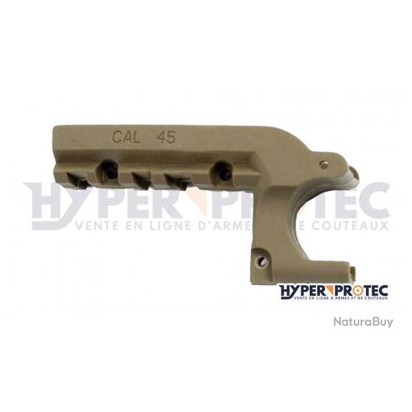 Rail de pontet montage pour pistolet colt 1911 & Colt 45 - Tan