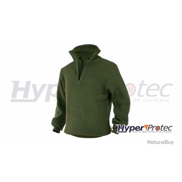 Pull Troyer Vert Olive Pull camionneur pas cher M