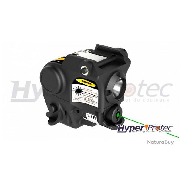Lampe a led et Viseur Laser X Speed LS-CL1 - Vert