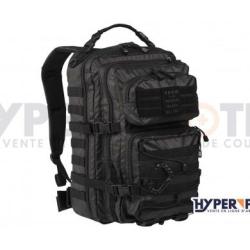 MilTec US Assault Tactical Black - Sac &agrave; Dos Tactique - L