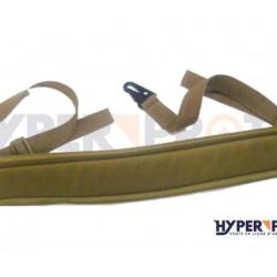 Sangle pour Arme Fixation Deux Points - Tan