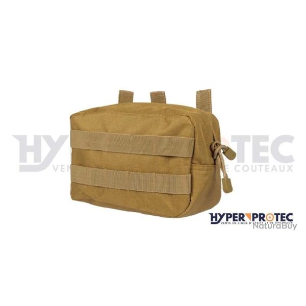 Pochette Molle GFC Horizontale Tan - Noir
