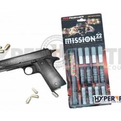 Pack Colt Government 1911 A1 - Pistolet Alarme