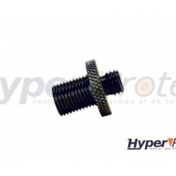 Adaptateur silencieux pour pistolet d'alarme - M8x100