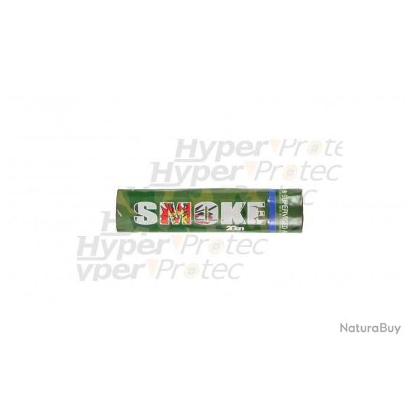 Fumig�ne bleu mis a feu par grattoir