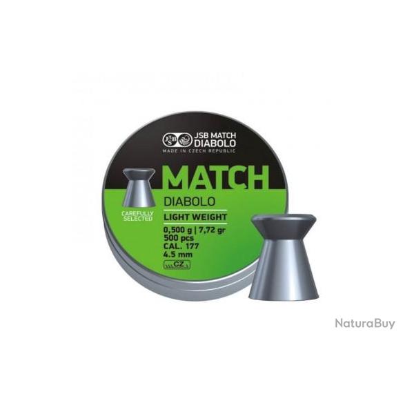 Plombs JSB Match Diabolo Light Weight - 4.49 mm