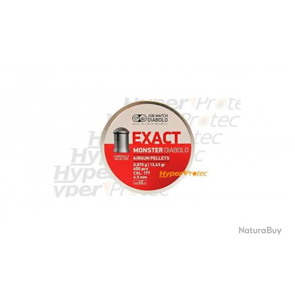 Plombs 4.5 mm JSB Exact Monster - Rouge - cal 4.52