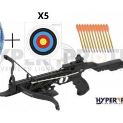 Pack &eacute;t&eacute; Pistolet Arbal&egrave;te Alligator Tactical 80 Lbs