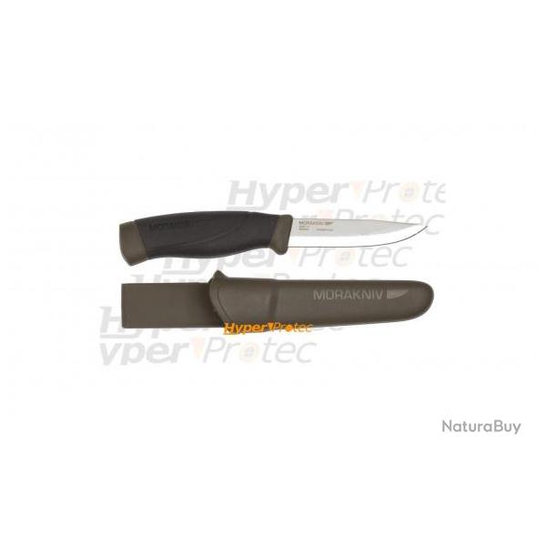 Poignard Morakniv carbone heavy duty vert avec �tui