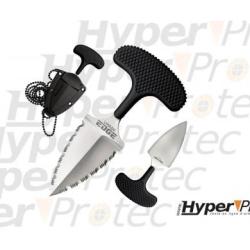 Push Dagger Cold Steel Urban Edge avec lame crant&eacute;e