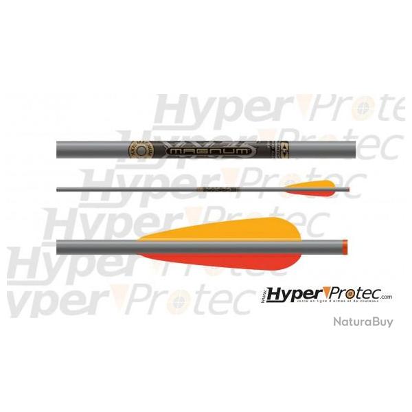 Lot de 6 Fl�ches Easton XX75 magnum 22" en half moon Nock Spine 2219