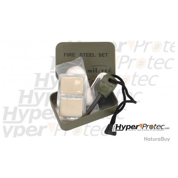 Set Pierre � feu Su�doise dans une boite en m�tal