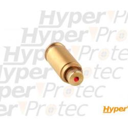 Cartouche de r&eacute;glage laser rouge calibre 9 mm