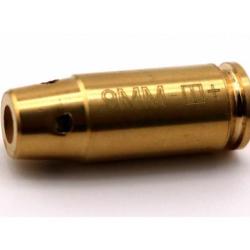 Cartouche de r&eacute;glage laser rouge calibre 9 mm