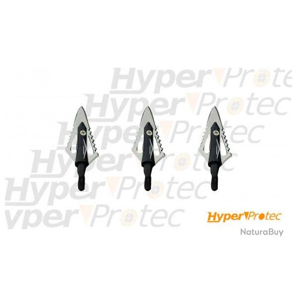 3 pointes de chasse Maximal Cross-cut 4 lames 100 grains