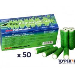 Bo&icirc;te de 50 Fus&eacute;es cr&eacute;pitantes pour tir avec arme &agrave; blanc cal. 9 mm