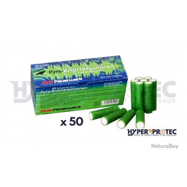 Bo�te de 50 Fus�es cr�pitantes pour tir avec arme � blanc cal. 9 mm