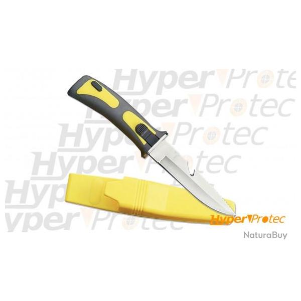 Couteau de plonge Diver jaune