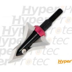 Pointe de fl&egrave;che pour chasse Hunor Magor 4 lames fixes 100 grains