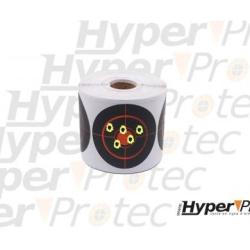 20 Cibles Autocollants 7,5 cm cibles r&eacute;actives pour tir aux plombs