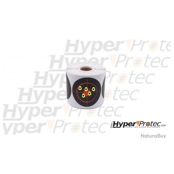 20 Cibles Autocollants 7,5 cm cibles r�actives pour tir aux plombs