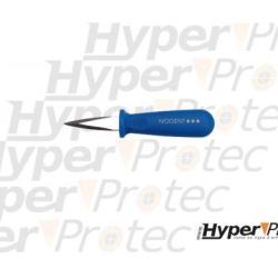 Couteau &agrave; hu&icirc;tres Nogent *** Bleu inox