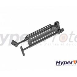 Bipied en polym&egrave;re noir pour sniper Barett M82