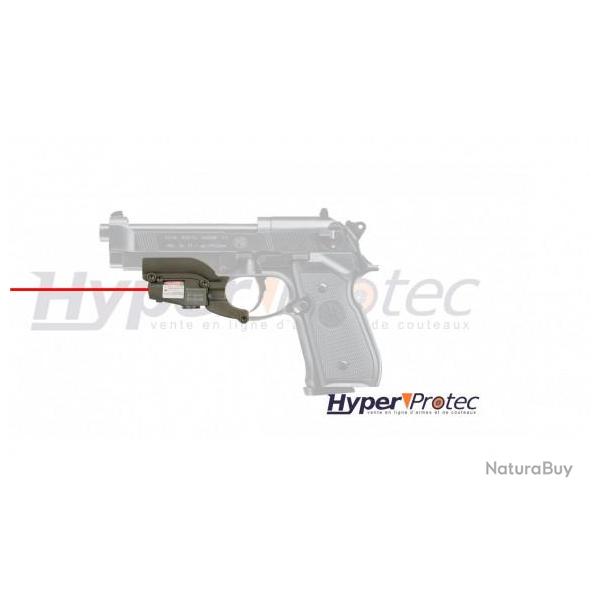 Laser et rail de montage pour Beretta 92 et M9