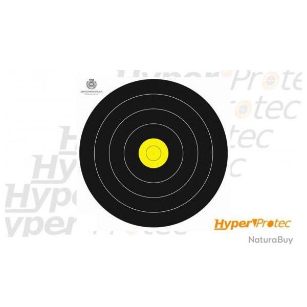 Cible 60cm en papier renforc� field avec 5 cercles