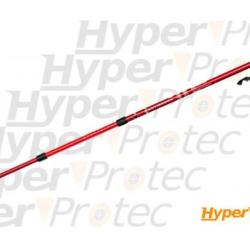 Canne de marche telescopique en aluminium Rouge