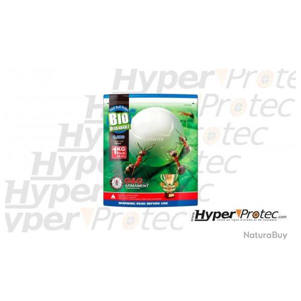 Sachet de 1kg de billes bio 0.28g G&G