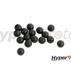 50 Boules Caoutchouc Rubber STEEL D&eacute;fense - CALIBRE 68- DIAMETRE 17 mm