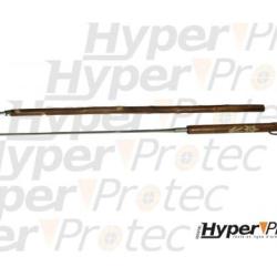 Bâton de marche en châtaignier avec boussole et lame épée