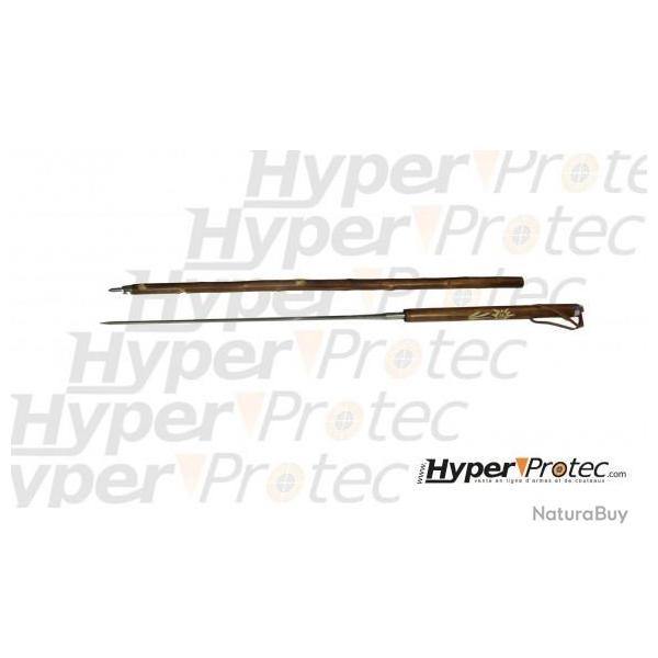 Bton de marche en chtaignier avec boussole et lame pe