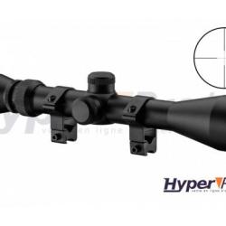 Lunette de tir Electropoint 3-9x40 avec colliers pour rail 11 mm