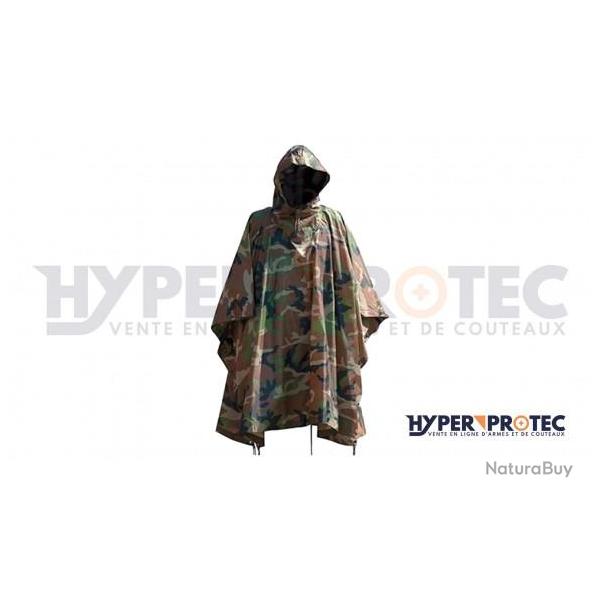 Poncho Mil-Tec Woodland