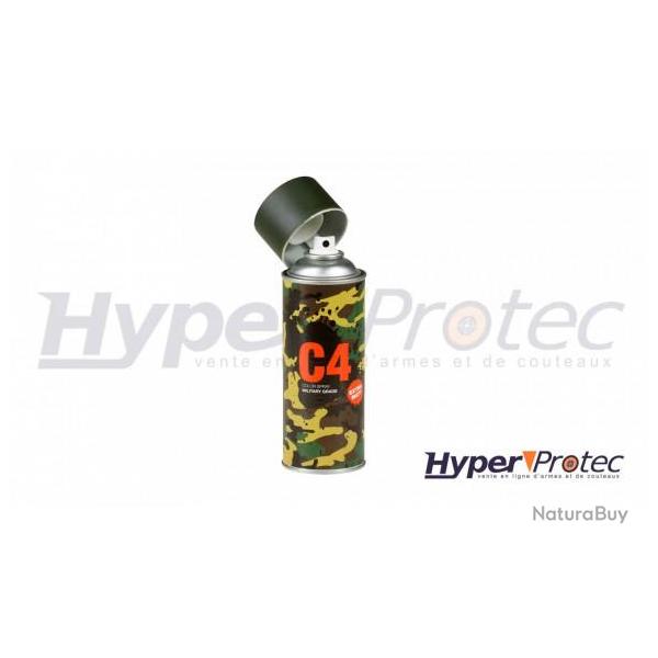 Spray Peinture C4 Mil Grade RAL6007 - Vert Bouteille Mat