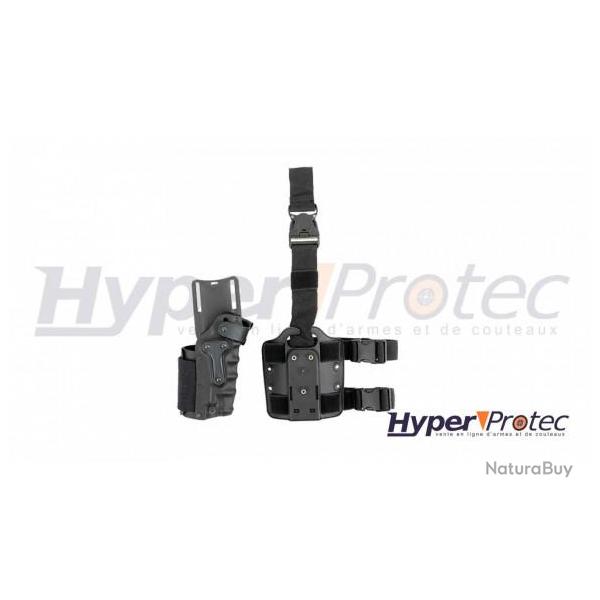 Holster De Cuisse universel Ambidextre - Noir