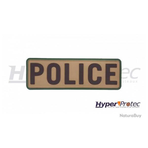 Patch Airsoft Police Couleur Tan