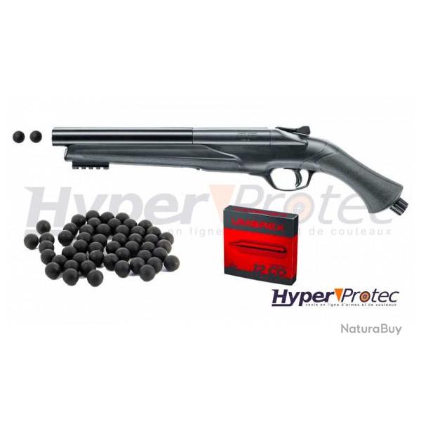 Pack Fusil Balle Caoutchouc T4E HDS 68