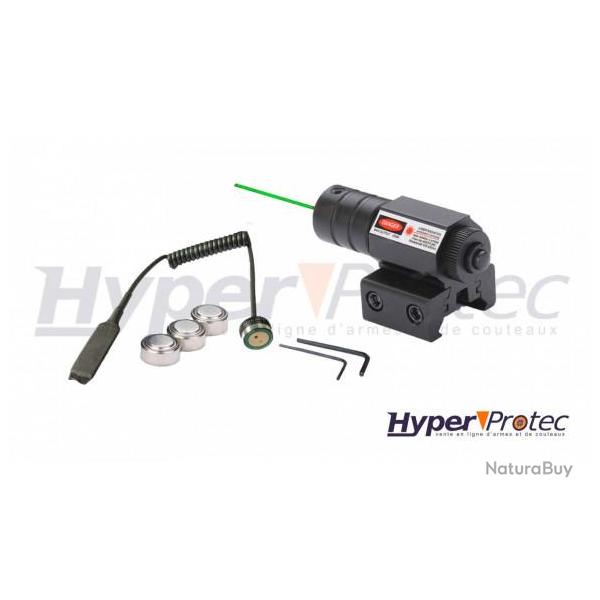 Pointeur Laser a rayon Vert compatible Rail 11 mm et 22 mm
