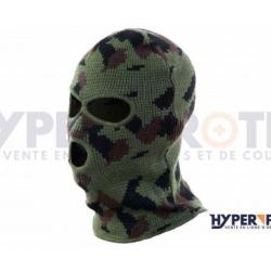 Cagoule 3 Trous Acrylique Camo