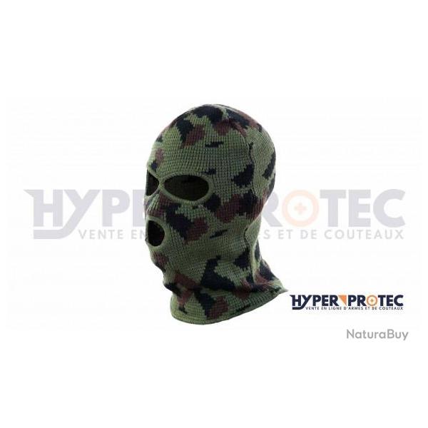 Cagoule 3 Trous Acrylique Camo