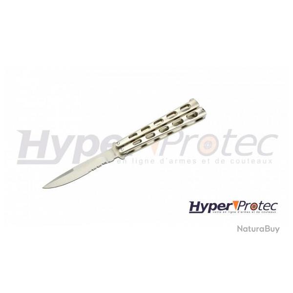 Couteau papillon Max Knives Chrom dor