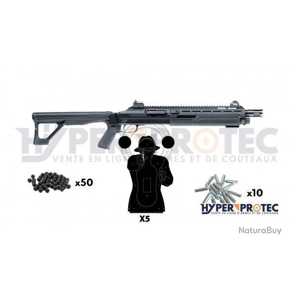 Pack Fusil � Pompe Balle Caoutchouc T4E HDX 68