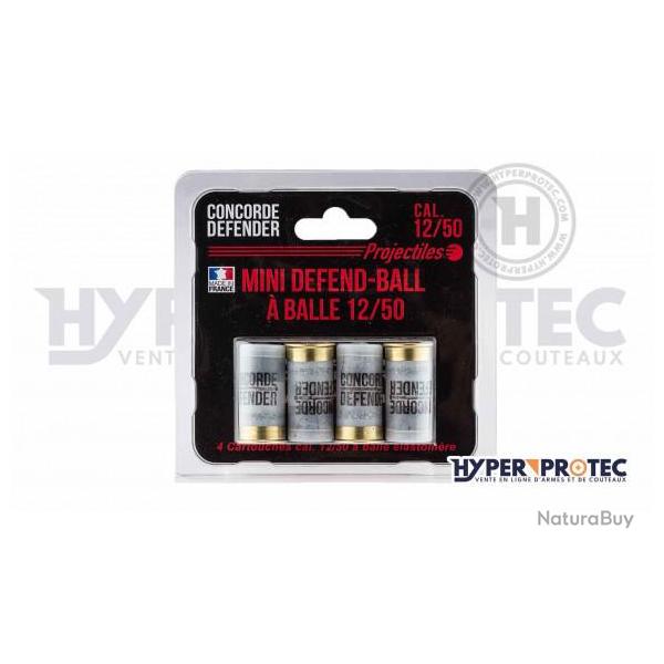 Cartouche Calibre 12/50 Mini Defend-Ball � Balle
